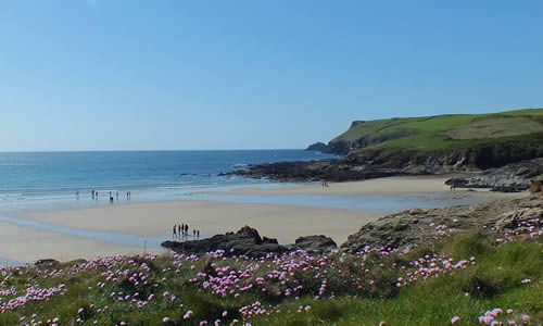 Polzeath beach, North Cornwall